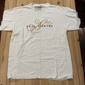VTG Neil Diamond Men’s Large Shirt Embroidered Oneida 1990’s Collectible